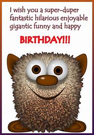 Image result for Happy Birthday Funny Printable Free