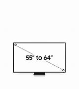 Image result for 64 Inches TV Dimesnsion