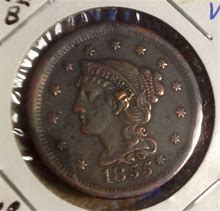 Image result for 1855 Large Cent