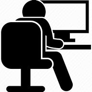 Image result for Intern Using Computer Icon