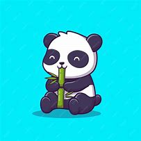 Image result for Panda Eat Bamboo Cartoon