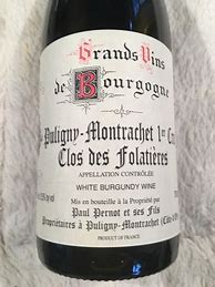Image result for Paul Pernot ses Puligny Montrachet Clos Folatieres