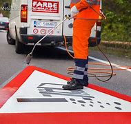 Image result for Preformed Thermoplastic Road Striping