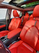 Image result for 2018 Camry XSE White with Red Interior