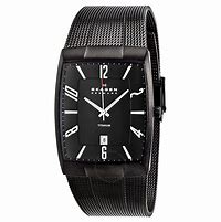 Image result for Skagen Black Titanium Watch