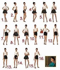 Image result for Chart of Poses Photography