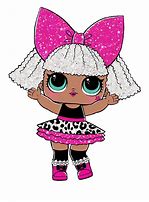 Image result for LOL Dolls with Pink and Black Hair