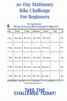 Image result for 30-Day Stationary Bike Challenge