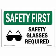 Image result for Safety Glasses Symbol