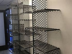 Image result for Perforated Metal Boot Shelf