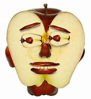 Image result for Red Apple Face