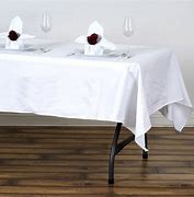 Image result for White Tablecloth