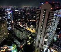 Image result for Shinjuku Night View with Thw Moon
