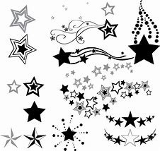 Image result for shooting stars tattoos templates