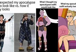 Image result for Apocalypse Outfit Meme