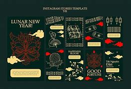 Image result for Lunar New Year Theme Instagram Chats