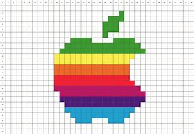 Image result for Pixelated Apple Logo