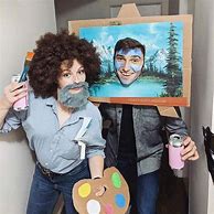 Image result for Bob Ross Costume Couple