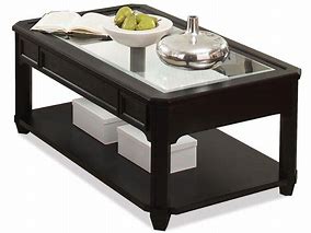Image result for Glass Top Rectangle Coffee Table
