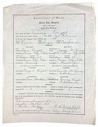 Image result for Oklahoma Birth Certificate