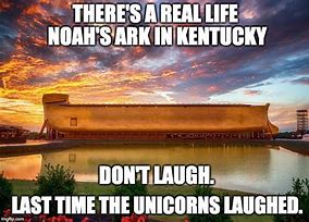 Image result for Noah's Ark Unicorn Meme