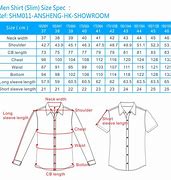 Image result for Men's Shirt Size Conversion