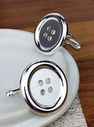 Image result for Button Cufflinks