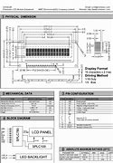 Image result for 16X2 LCD-Display Data Sheet