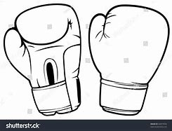 Image result for Black and White Boxing Gloves Clip Art Free