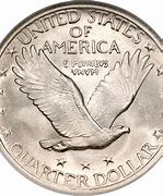 Image result for Quarter with Eagle Flying On Back
