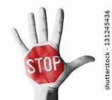 Image result for Stop Sign with Hand