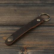 Image result for Leather Key Ring Strap