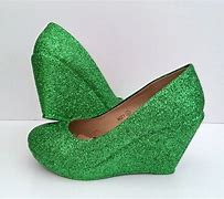 Image result for Green Glitter Shoes
