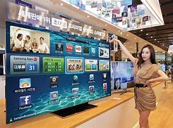 Image result for TV 75 Inch with Living Room Table for Desktop