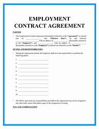 Image result for employment agreement templates