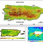 Image result for Puerto Rico Topographic Map