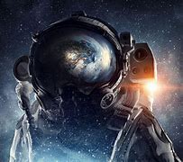 Image result for 4K Astronaut in Fire and Ice Wallpaper