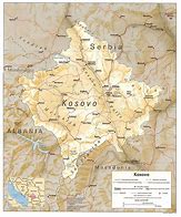 Image result for Kosovo Region Map
