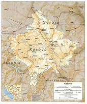 Image result for Kosovo Borders