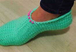 Image result for Cozy Slippers Free Knitting Pattern