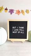 Image result for Fall Letter Board