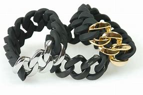Image result for Black Rubber Bracelets
