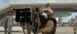 Image result for Rocket Raccoon Shooting