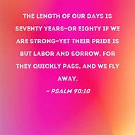 Image result for Psalm 90:10