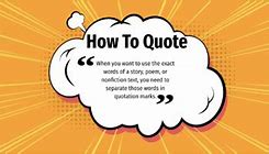 Image result for Embedded Quotes Practice