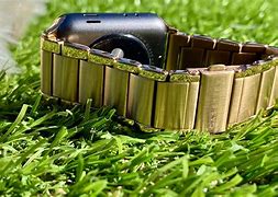 Image result for 10K Gold Apple Watch Band