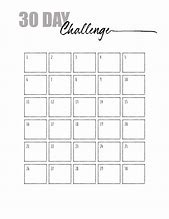 Image result for Fillable Blank 30-Day Calendar