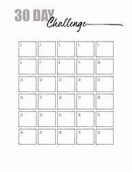 Image result for 30-Day Fitness Challenge Calendar Printable