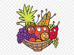 Image result for Animated Fruit Basket with Cartoon