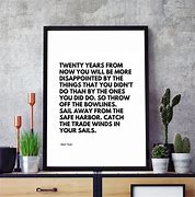 Image result for 20 Years From Now Mark Twain